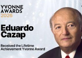 Eduardo Cazap recibió el Premio Yvonne a la Trayectoria Profesional 2026.